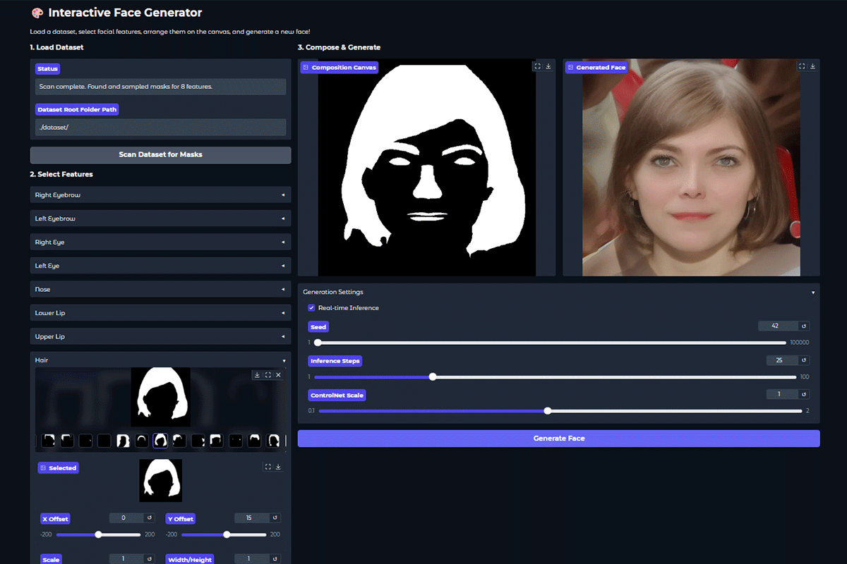 ControlNet Face Generator GUI